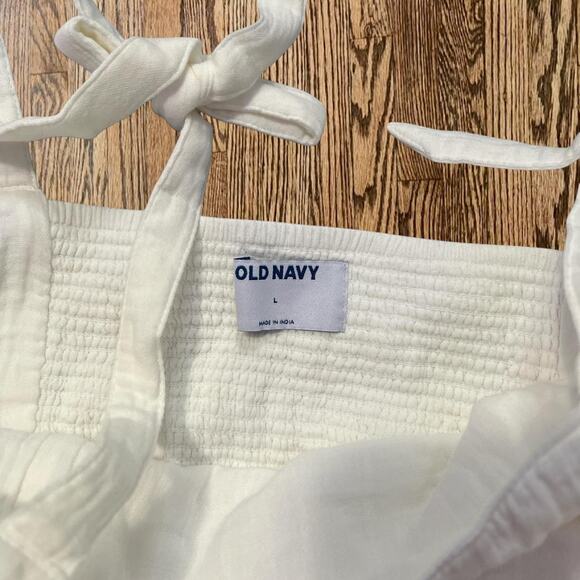 White babydoll top old navy - Picture 2 of 4